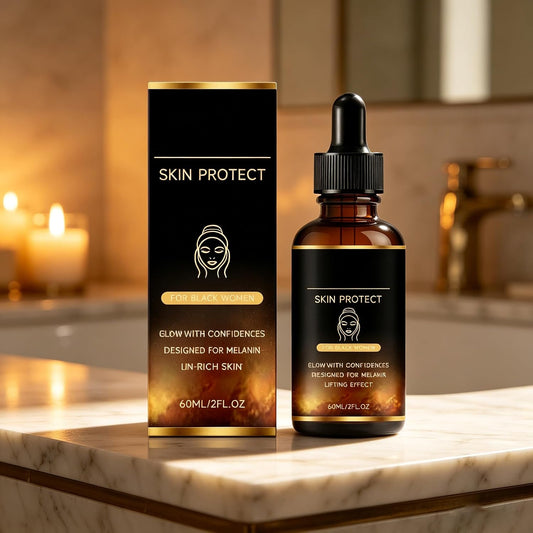 Walker Skin Protect Serum for Black Women, Reduces Wrinkles & Fine Lines, Eliminates Dark Circles, and Lifts & Firms Skin,Lightweight Non-Greasy,Suitable for Black Women & All Skin Types.(1 pack)